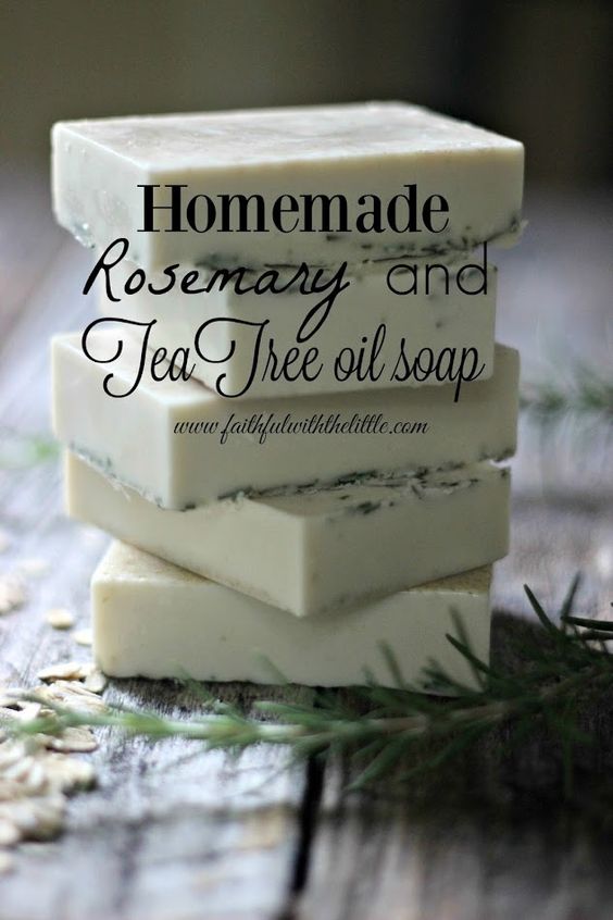 Rosemary and tea tree soap recipe