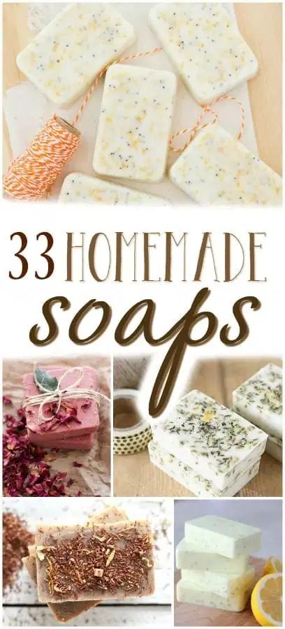 33 Homemade soap recipes