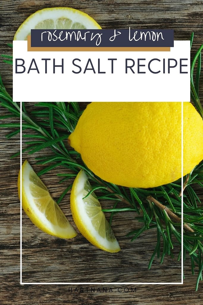 rosemary and lemon epsom bath salts