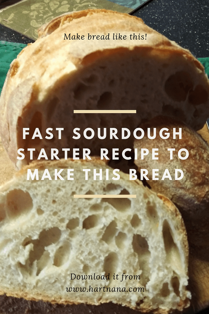 Make this delicious sourdough bread from scratch using our step by step directions
