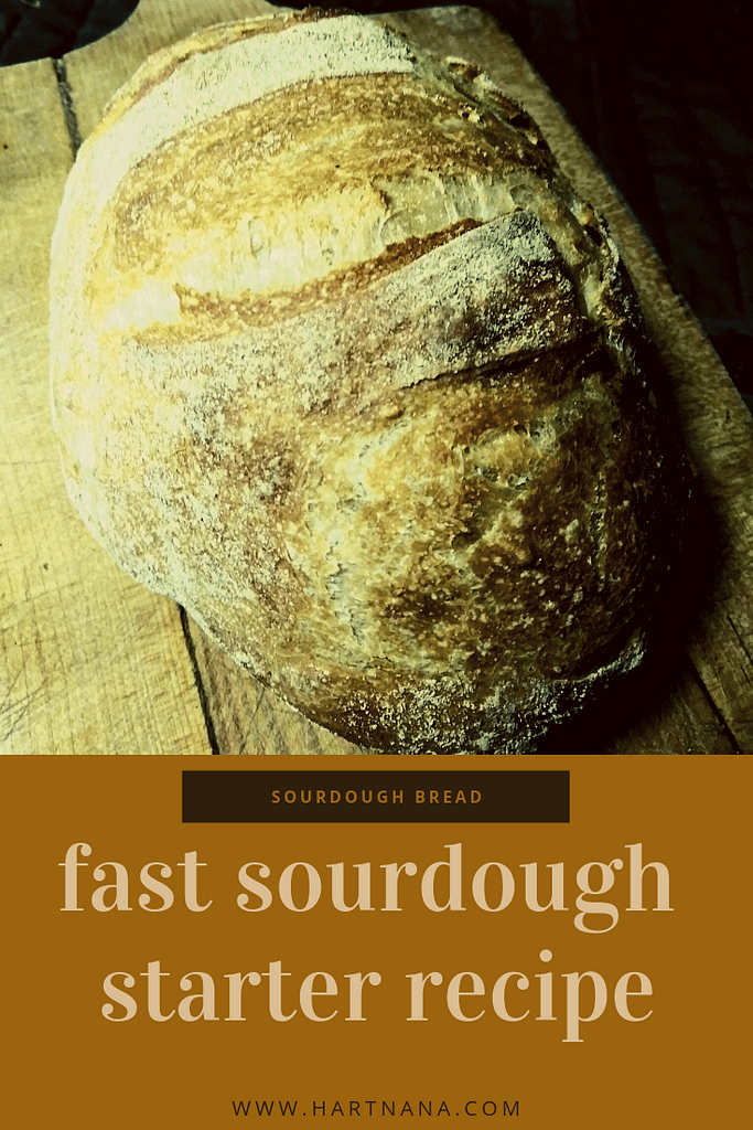 Fast sourdough starter recipe makes amazing sourdough bread fast